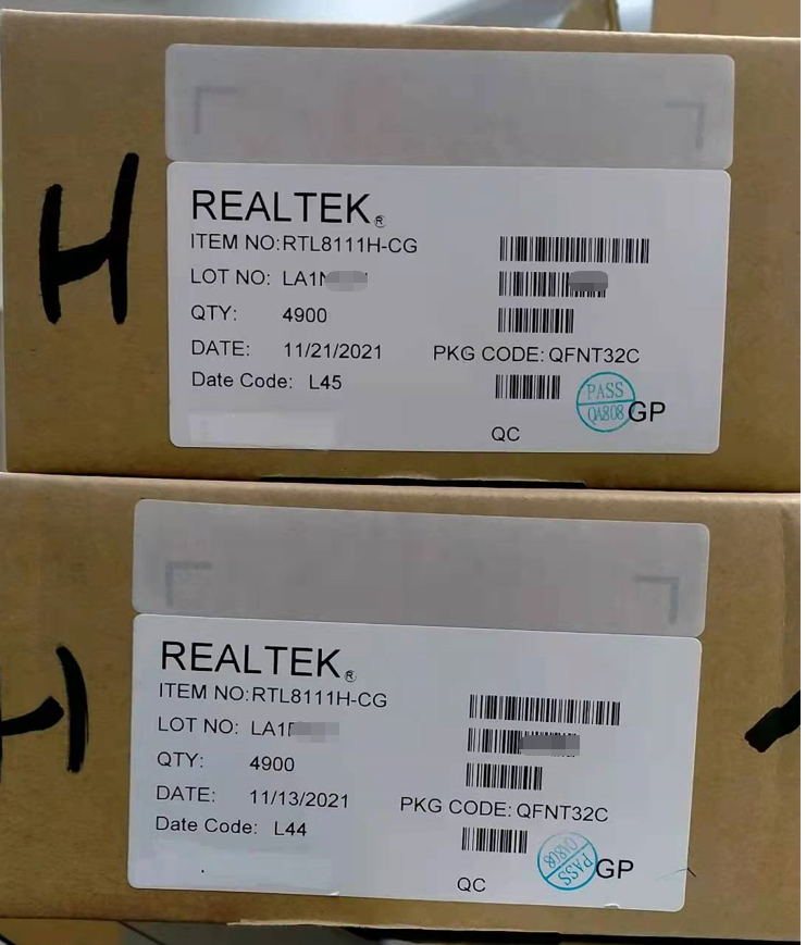 REALTEK瑞昱 RTL111H-CG 